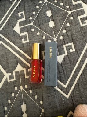 Merit Beauty Shade Slick Tinter Lip Oil *Les Deux* Full Size/New In Box